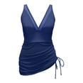 thumbnail image 4 of FhsagQ Ensembles de Maillots de Bain pour Femmes Grande Taille Ensemble Robe de Bain pour Femmes Maillots de Bain Paréo en Maille Transparente Paréos Maillot de Bain Femmes Ensembles de Maillots de Bain Ensemble Bikini Ensembles de Maillots de Bain pour Femmes Grande Taille Rouge Marine G, 4 of 5
