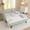 Cyan, variant on AISWORD Twin Size Gingham Upholstered Daybed, Twin to King Sofa Bed with Pop Up Trundle & USB Ports, No Box Spring Needed, Black