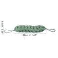 thumbnail image 4 of Unique Bargains 1 Pc Bath Shower Loofah Sponge Body Puffs for Bathroom Shower 11.42"x2.20"x1.97" Green, 4 of 6