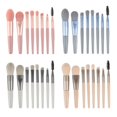 thumbnail image 2 of 8Pcs Portable Makeup Brushes Set Women Cosmetic Eye Shadow Blush Powder Shadow Foundation Blush Blending Concealer Make Up Tools, 2 of 5