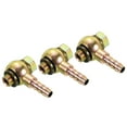 thumbnail image 1 of Unique Bargains 8mm Barb M10x1 Male Thread Hose Pipe Fitting Elbow Carbon Steel Adapter 3 Pack, 1 of 5