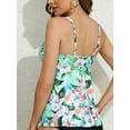 thumbnail image 6 of Charmo V Neck Ruffled Tankini Tops Women, 6 of 6