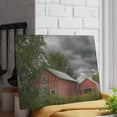 thumbnail image 6 of U R There Photography Pinstripe Barn and Buddy I Rustic Farmhouse Tempered-Glass Cutting Board 8"x 11", 6 of 9
