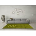 thumbnail image 3 of Ahgly Company Indoor Rectangle Abstract Yellow Modern Area Rugs, 3' x 5', 3 of 4
