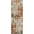 thumbnail image 6 of Hauteloom Istanbul Collection Modern Abstract Living Room Bedroom Large Area Rug - Colorful Contemporary Carpet - Beige, Orange, Red, Blue - 9' x 12', 6 of 14