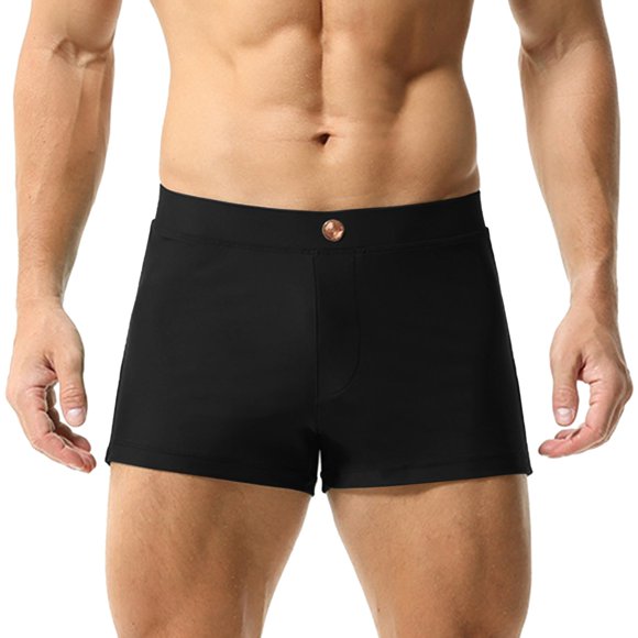 FhsagQ sous-Vêtements sous-Vêtements pour Hommes Boxeurs Caleçons Courts Paire de Voleurs sous-Vêtements pour Hommes Coupe Ample Vêtements de Nuit à la Maison Angle Plat Respirant Grands Shorts sous-Vêtements Respirants pour Hommes Maille Comfortsoft Noir TG