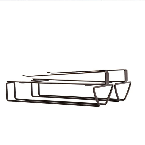 PBPBOX 1Pc Red Wine Glass Rack Brown Finish with Upside Down Draining Design