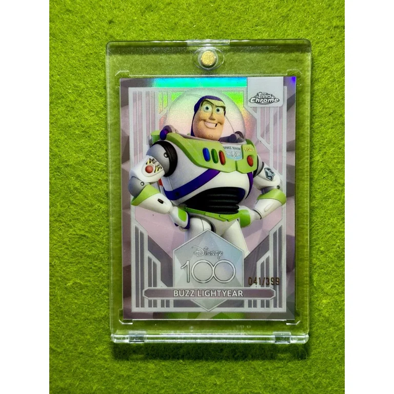 Buzz LightYear DISNEY 100 PINK REFRACTOR # /399 Toy Story CARD
