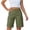 *Army Green, variant on Women's High Waist Cargo Bermuda Shorts,Button Fly Utility Workwear Shorts For Women,Ladies Summer Knee Length Hiking Shorts with Pockets,Army Green,S-2XL