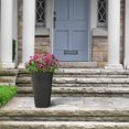 thumbnail image 3 of Tierra Verde 10" x 20" Sonata Rectangle Planter In Slate, Made from recycled materials, 3 of 5