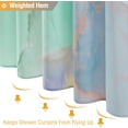 thumbnail image 5 of Green Marble Shower Curtain, Abstract Modern Decorative Fabric Shower Curtain Set with 12 Plastic Hooks, Weighted Hem, Watercolor Luxury Water Resistant Cloth Shower Curtains for Bathroom, 72x72, 5 of 6
