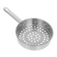 thumbnail image 1 of Colador de camarones fríos de gran agujero, cucharón ranurado de acero inoxidable, cuchara espumadera, colador de cocina, cucharón ranurado, colador de cocina, cucharón para cocinar, plateado, 1 of 7