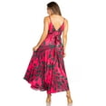 thumbnail image 2 of Sakkas Niza Women's Maxi Summer Casual Sleeveless Floral V neck Loose Long Dress - 81-Multi - One Size, 2 of 5