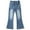LightBlue-2747, variant on KIDSCOOL SPACE Girls Flared Denim Pants, 18M-14T Wide Age Ranges Elastic Waistband Inside Stretchy Slim Jeans,Light Blue,7-8 Years