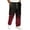 Black, variant on Men's Athletic Sweatpants with Pockets Drawstring Waist Halloween Bat Print Outerwear Pants for Men Active Joggers Pant