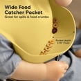 thumbnail image 4 of Baberos de silicona impermeables para bebés Food Bib KeaBabies, paquete de 2, 4 of 9