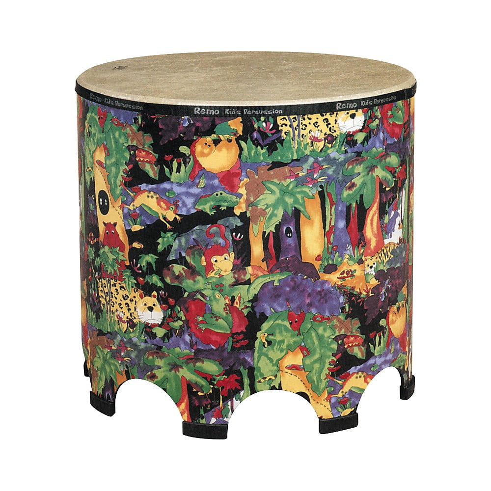 KIDS PERC Gathering Drum 22"D X 21"H Rain Forest