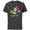 Charcoal, variant on Disney Mickey Mouse Surprise Behind You Retro Pop Art - Short Sleeve Cotton T-Shirt for Adults - Customized-Black