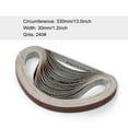 thumbnail image 4 of 10pcs 30x330mm Abrasive Sanding Belts 240 Grit Sanding Grinding Polishing Tools for Sander Power Rotary Tools, 4 of 9