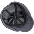 thumbnail image 5 of CoCopeaunts Newsboy Hats for Men Spring Autumn Winter Hat Solid Plain Artist Painter Beret Hat Adjustable Octagonal Newsboy Cap, 5 of 7