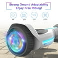 thumbnail image 4 of MOSTA All Terrain Self-Balance Scoote ,Electric Scooter Board for Kids & Adults with Bluetooth and Led Lights,6.5 inch, 9 Miles Max 165 lbs capacity Perfect Gift, 4 of 6