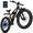 Black1, variant on ZDZA Electric Bike for Adults, 750W Motor E-Mountain Bicycle, 26" Fat Tire 20mph Ebike, 48V 15Ah Removable, Dual Suspension with Shelf UL2849, Black