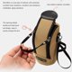 thumbnail image 3 of Bolsa Para Lentes De Cámara DSLR, Doble Tirador, Estuche Grande Impermeable Para Lentes De Cámara, Nailon Con Correa De Hombro Extraíble Para Acampar Y Viajar, 3 of 7