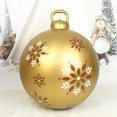 thumbnail image 3 of Bola inflable de Navidad para exteriores, 60 cm, decorada, PVC, bolas grandes, decoración para árboles de Navidad, juguete sin luz, regalo de Navidad, 3 of 5