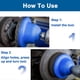 thumbnail image 4 of Rectificadora de Cubos de Rueda, Rectificadora de Rótula de Carburo de Silicio para Coche, Limpiador de Cubos de Rueda de Aluminio para Cambio de Llantas y Eliminación de Óxido., 4 of 7