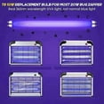 thumbnail image 2 of 2Pcs Bug Zapper Replacement Light Bulbs 10W for 20W Indoor Bug Zapper BL T8 F10W 13Inch Light Tube for Aspectek,Liba, 2 of 4