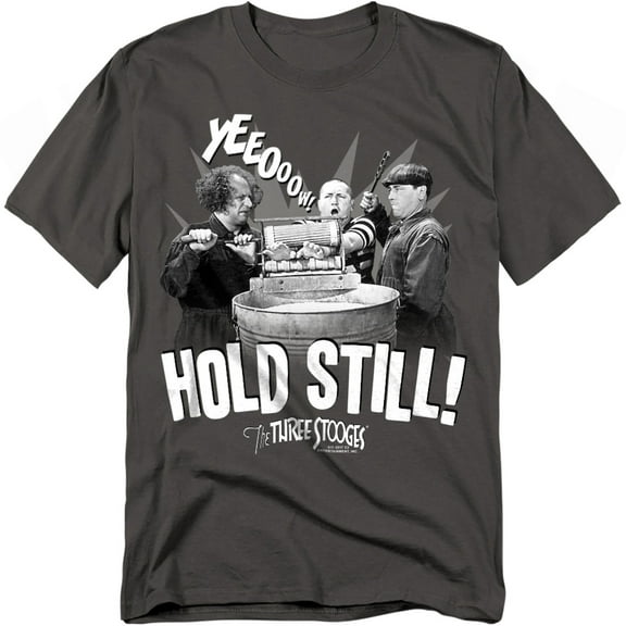 Three Stooges T-Shirt Hold Still Unisex Graphic Tee For Men & Women