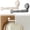 Gray+White, variant on FXMLRLK Hanger Organizer Stacker, 1 Pack Suction Cup Self-Adhesive Extendable Garment Rack, Space Saving Clothes Hanger Storage Holder for Closet Laundry Room, Gray
