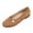 Brown, variant on Flats for Women Slip On Closed Toe Round Toe Mary Jane Shoes Comfortable Walking Ballet Flats Summer Trendy Low Wedge Dolly Shoes Green 36