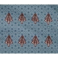 thumbnail image 4 of oneOone Cotton Flex Navy Blue Fabric Tree & Geometric Block Sewing Fabric By The Yard Printed Diy Clothing Sewing Supplies 40 Inch Wide, 4 of 4