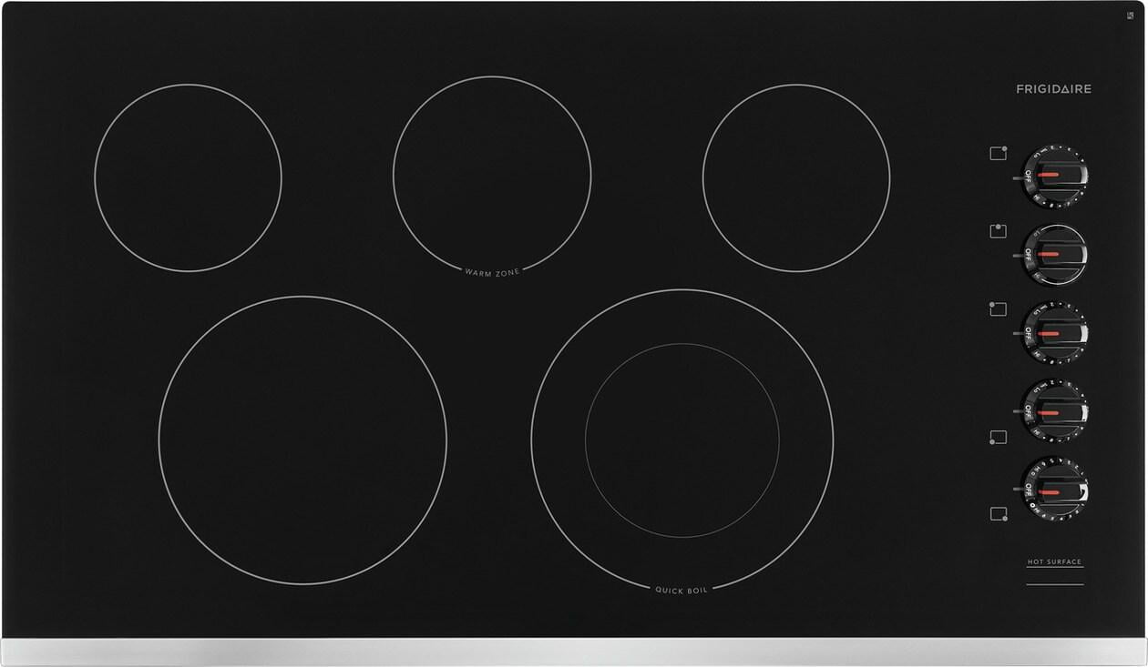 Frigidaire FFEC3625US 36 inch Stainless Steel Electric Glass Cooktop