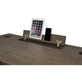 thumbnail image 4 of UrbanPro Farmhouse Traditional Wood Writing Desk in Weathered Dove, 4 of 15