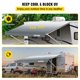 thumbnail image 4 of Restored Toldo VEVOR RV, tela de repuesto para toldo de 16 pies, repuesto de toldo para caravana gris desteñido, toldo de repuesto de material de vinilo de 15 oz, parasol y caravana impermeable (Refurbished), 4 of 9