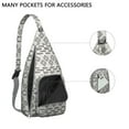 thumbnail image 2 of Boho Style Sling Bag for Women - Floral Print Crossbody Backpack, Waterproof Anti-Theft Lightweight Purse for Outdoors, 2 of 4