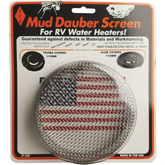 Mud Dauber M-1800 Screen For Truma And Alde Water Heaters 110 mm (Airstream)