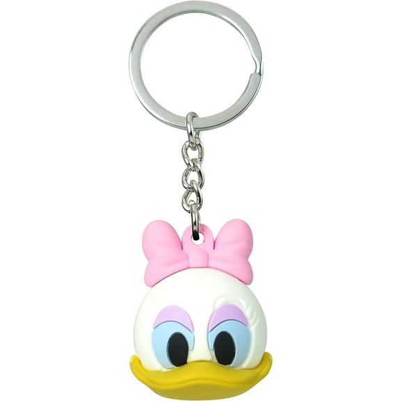 Monogram Disney Mickey and Friends: Daisy Duck Deluxe Icon Ball Key Chain
