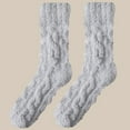 thumbnail image 2 of Winter Warm Stockings Cozy Thermal Socks Thick Indoor Home Comfort Long Socks for Men and Women Versatile Cold Weather, 2 of 4