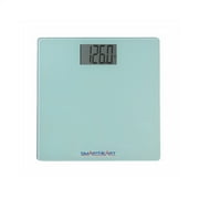 SmartHeart Digital Weight Scale | 438 lbs / 199 kg Capacity | Tempered Glass Auto-On