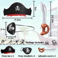 thumbnail image 2 of Set de fiesta pirata Legigo Funny, 18 piezas, para niños y adultos, 2 of 8