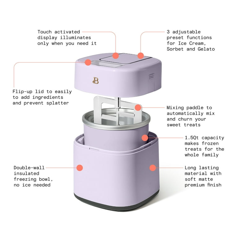 Portable Mini Instant Freezer for Home, Compact Ice Cream Maker