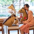 thumbnail image 7 of FENOHREFE 50cm Funny Sand Sculpture Horse Plush Toy PP Cotton Stuffed An1ma1 for Doll Spoof Horse Cushion Sleeping Pillow Home Decoration, 7 of 7