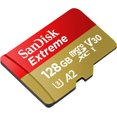 thumbnail image 1 of SanDisk Extreme® microSDXC™ UHS-I card, 128GB, with A2 performance - SDSQXA1-128G-CW6MA, 1 of 7