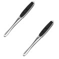 thumbnail image 1 of Oleegame 2PC Home Kitchen Multifunctional Camping Barbecue Clip Steak Bread Clip Food Clip Black, 1 of 4