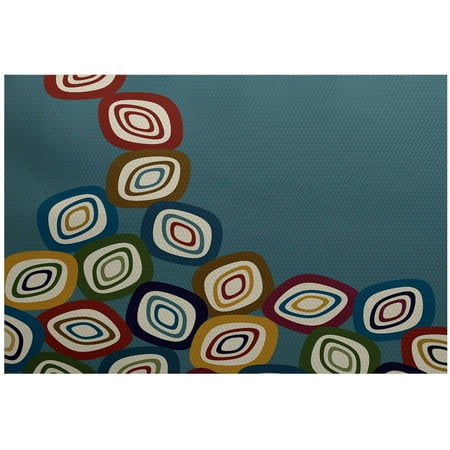 Simply Daisy 2' x 3' Falling Leaves Geometric Print Indoor Rug