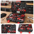 thumbnail image 2 of Fenbeli 328-Piece Home Tool Kit with Socket Wrench Ratchet Pliers Screwdrivers and Portable Carrying Case for Household DIY Auto Repair, 2 of 10