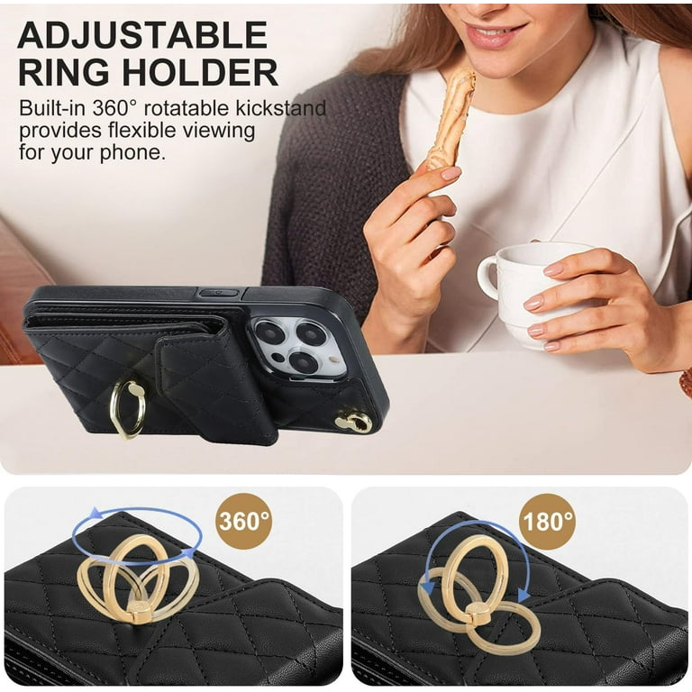 Cell Phone Wallet Cases With Kickstand For Apple IPhone 7 Plus